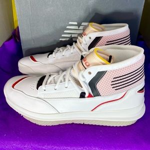 New Balance BB9000 White Red Retro Basketball Shoes BB9000A1 Men’s 8 NIB Rare